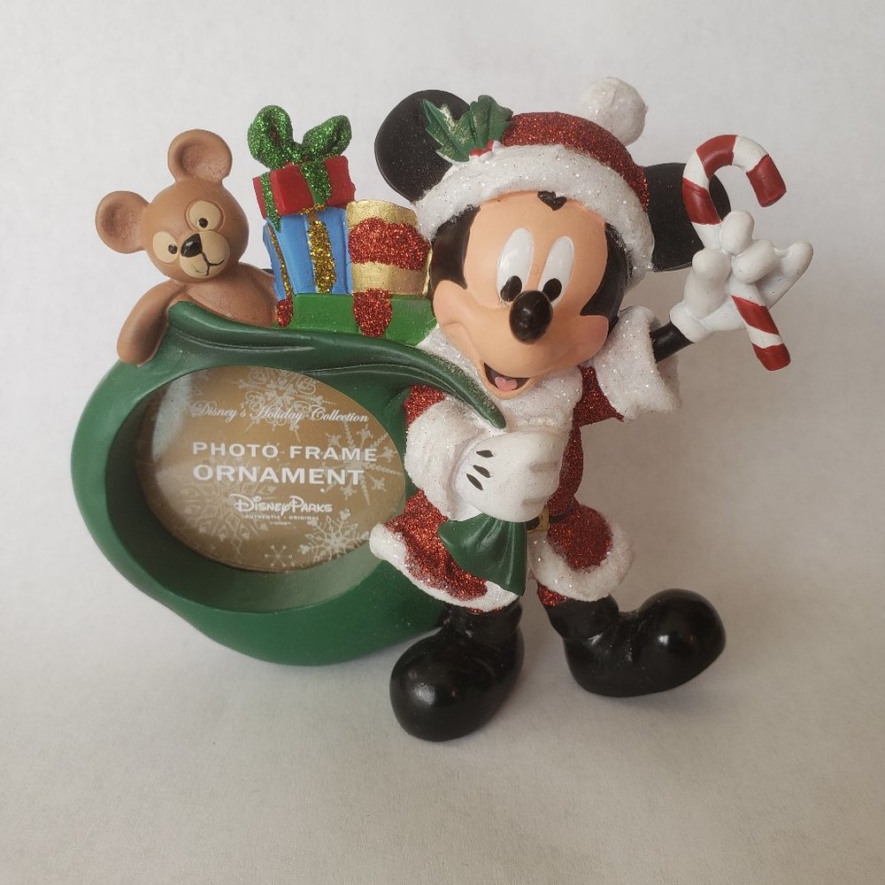 Disney,  Micky Mouse Christmas Ornament Photo Frame